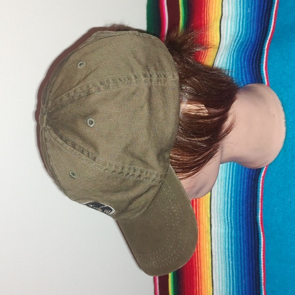 Alaska Nature Strapback Green Denali Park Moose Animals Outdoor Hiking Hat Cap - Picture 4 of 9